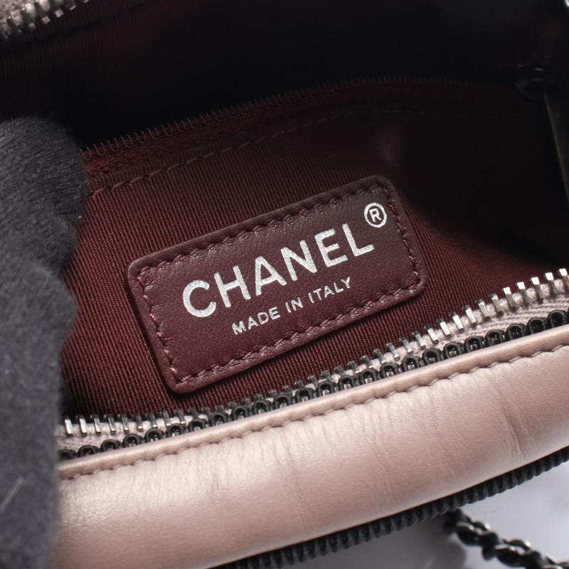 香奈兒 (CHANEL) Ballerina Matelasse 鏈條肩背包 A93015 黑色皮革二手 SHW CC-3