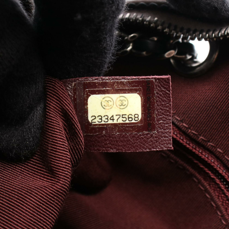 香奈兒 (CHANEL) Ballerina Matelasse 鏈條肩背包 A93015 黑色皮革二手 SHW CC-4