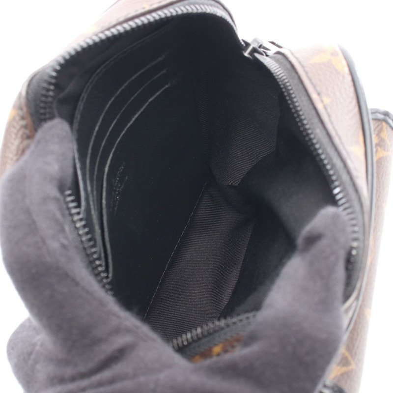 路易威登 Christopher 穿戴式皮夾肩包 M69404 Monogram Macassar-2