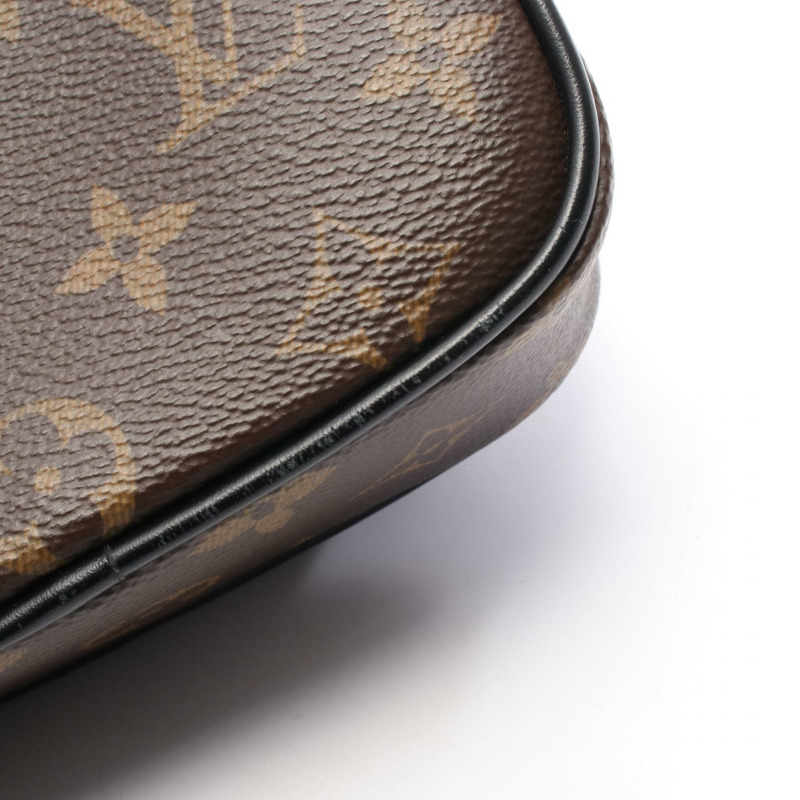 路易威登 Christopher 穿戴式皮夾肩包 M69404 Monogram Macassar-5