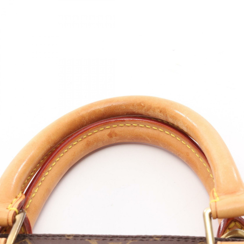 路易威登 Alma 手提拉鍊包 M51130 Monogram 帆布皮革棕色二手 LV-13