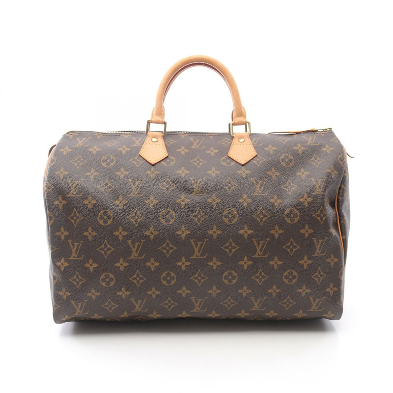 路易威登 Speedy 40 手提包 M41522 Monogram 帆布皮革二手 LV 女士-0
