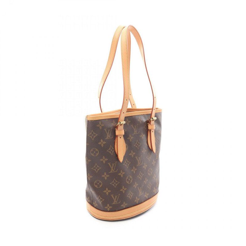 路易威登 (LOUIS VUITTON) 23 PM 水桶包單肩手提包 M42238 Monogram 二手 LV 女士-1