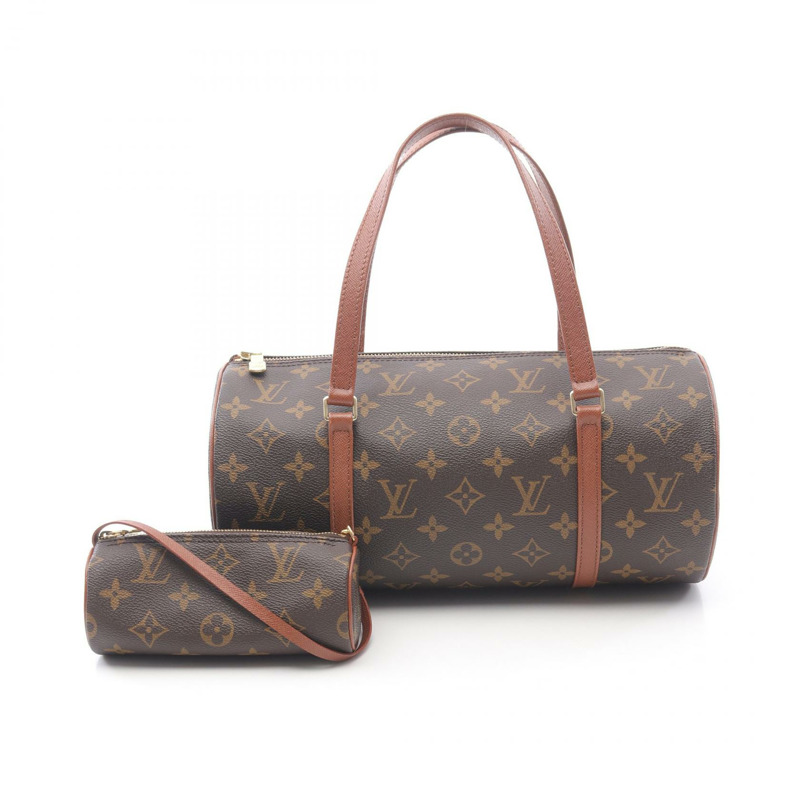 路易威登 Papillon 30 手提包 M51385 Monogram 帆布棕色二手女士 LV-0