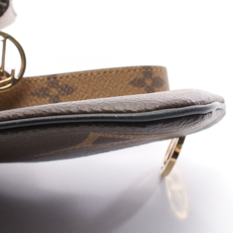 路易威登 Pochette Trio 手拿包 M68756 Monogram Giant 反向棕色/黑色 二手-5