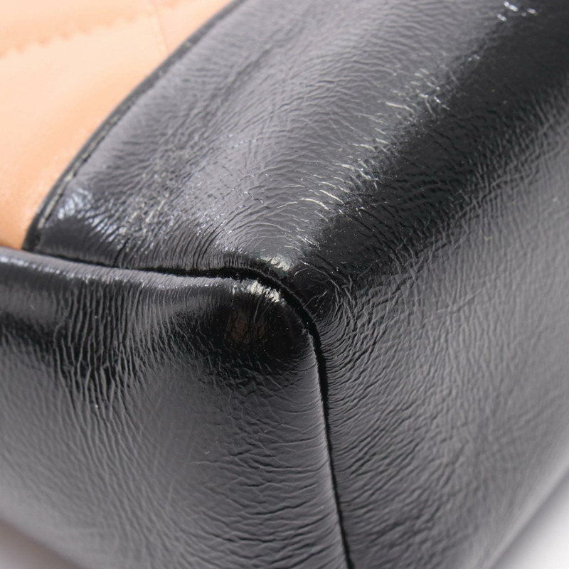 香奈兒 Chanel 31 Matelasse 鏈條肩背包 粉紅色黑色皮革 二手 金色五金-6