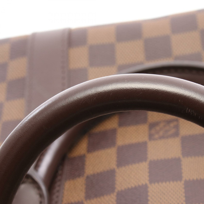 路易威登 Keepall 50 手提包 N41427 Damier Ebene 帆布棕色二手男女通用款 LV-8