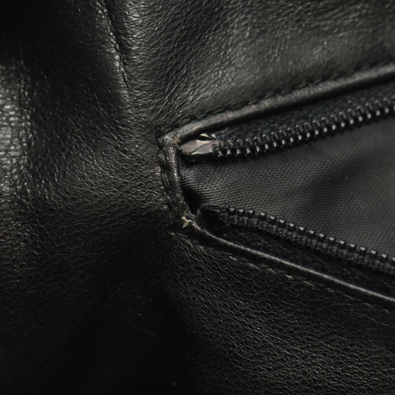 香奈兒 (CHANEL) 絎縫鏈條單肩包,羊皮材質,黑色,二手,女士款,金色五金-9