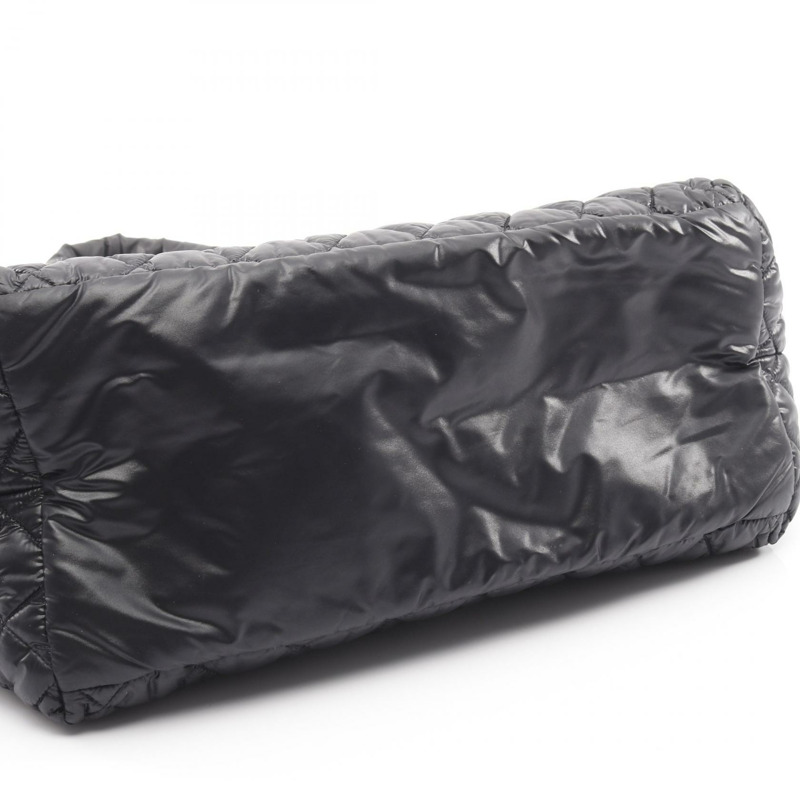 香奈兒 Coco Cocoon MM 手提包 尼龍皮革 黑色 二手 女士 CC-5