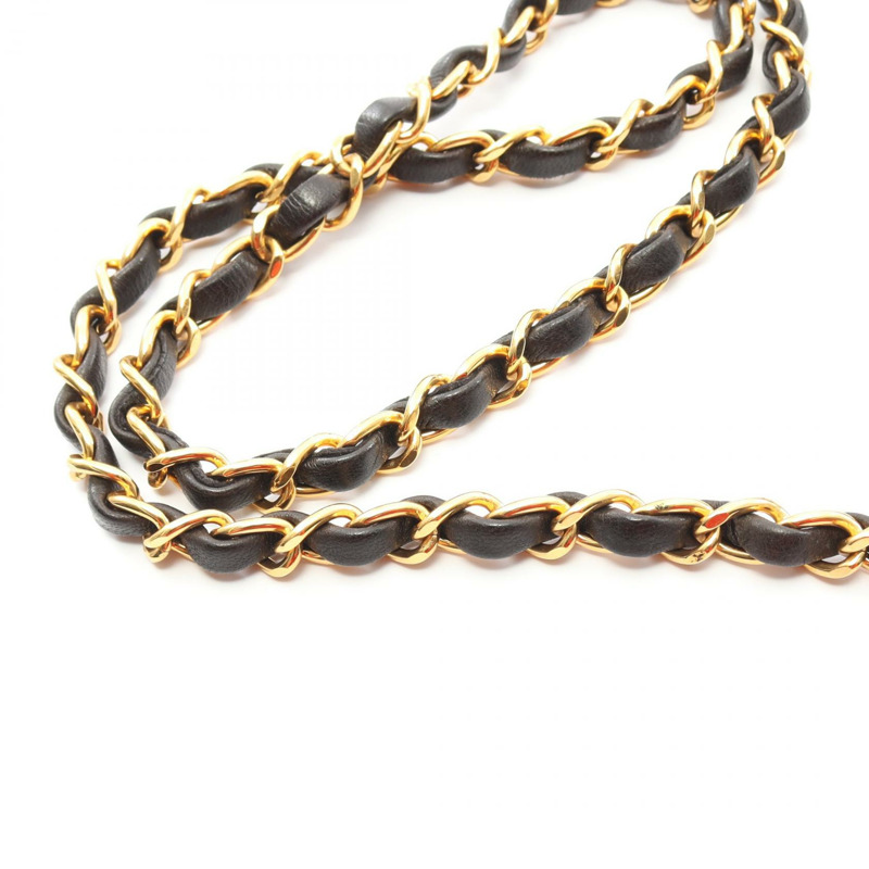 香奈兒 (CHANEL) 絎縫單肩包，羊皮材質，黑色，二手，女士，金色五金配件，CC-9