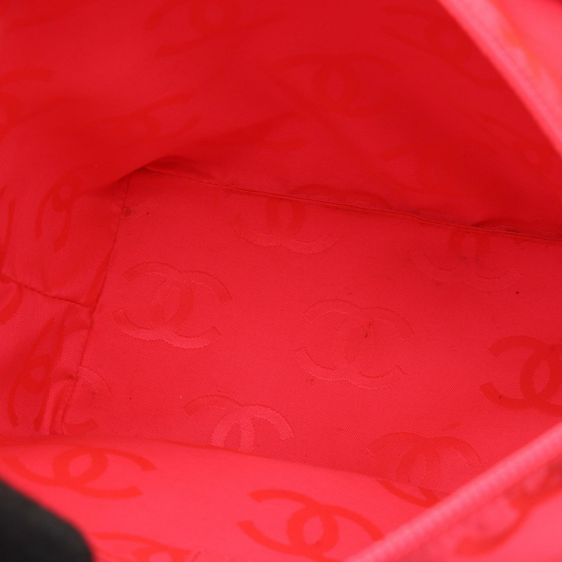 香奈兒 Cambon 系列中型單肩托特包,黑色漆皮,二手女款,附五金配件-5