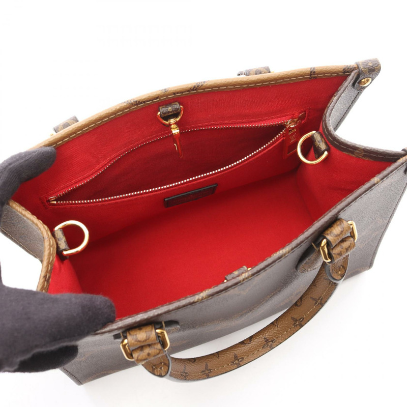 路易威登 On the Go PM 單肩手提包 M46373 Monogram Giant Reverse 二手-2