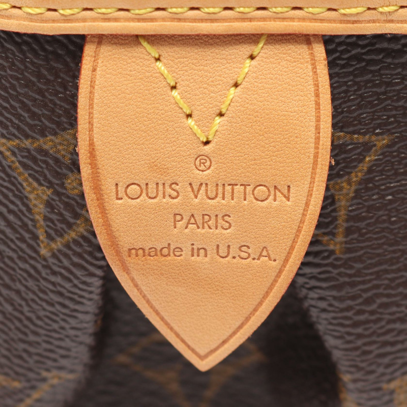 路易威登 Montorgueil PM 單肩包 M95565 Monogram 帆布棕色二手 LV-3