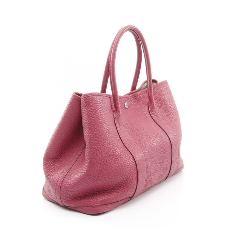 愛馬仕 Garden Party PM 手提包 051559CK Negonda 皮革 Bis de rose 二手-1