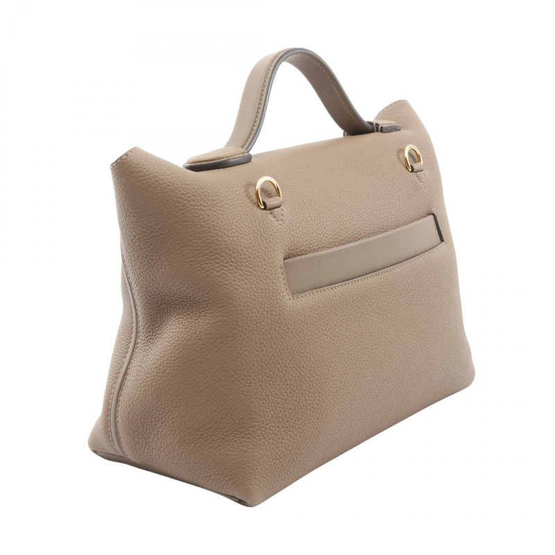 愛馬仕 Sac Van quatre 24/24 29 肩背包,Togo 皮革,米色,二手,金色五金-1