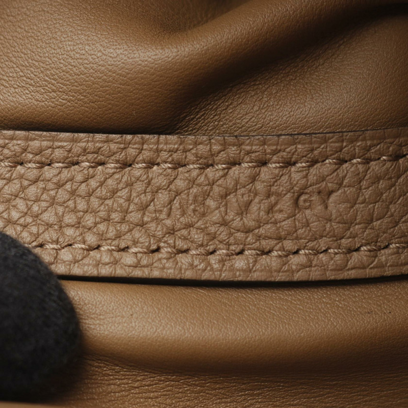 愛馬仕 Sac Van quatre 24/24 29 肩背包,Togo 皮革,米色,二手,金色五金-4