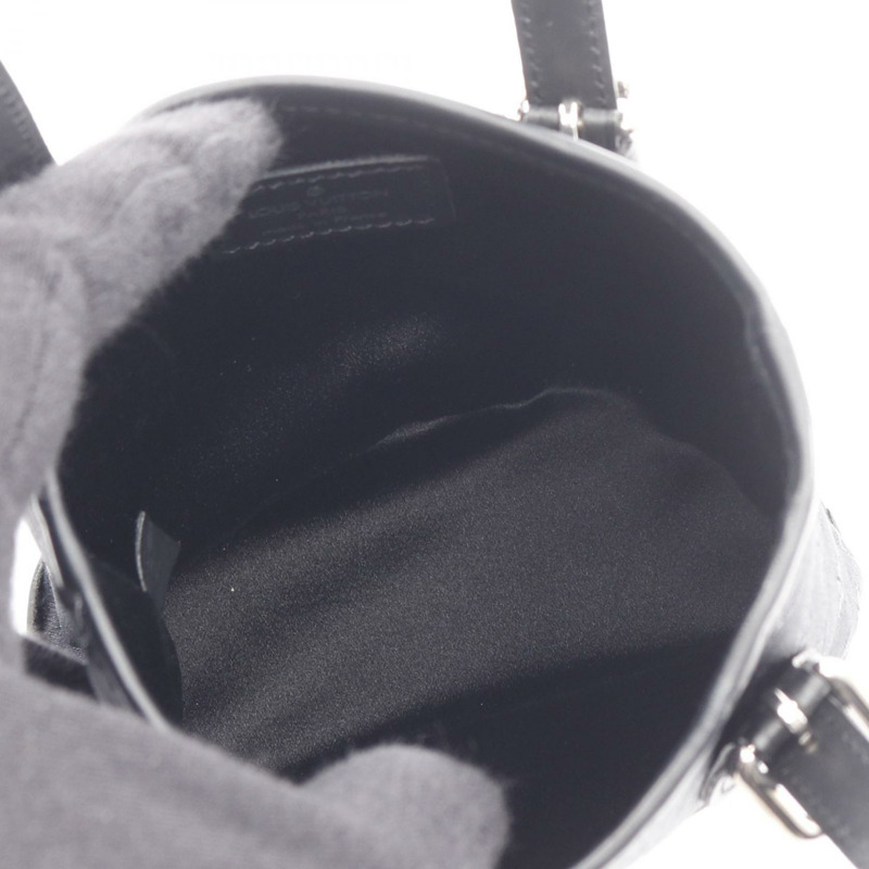 路易威登 (LOUIS VUITTON) 小水桶包 M92144 Monogram 緞面黑二手女款 LV-2