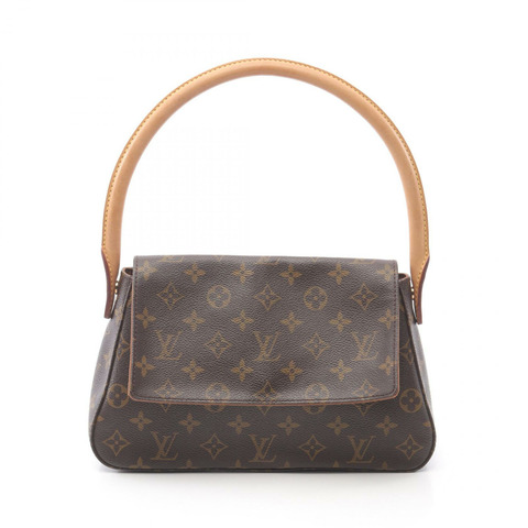 路易威登迷你翻蓋單肩背包 M51147 Monogram 二手 LV 女士棕色