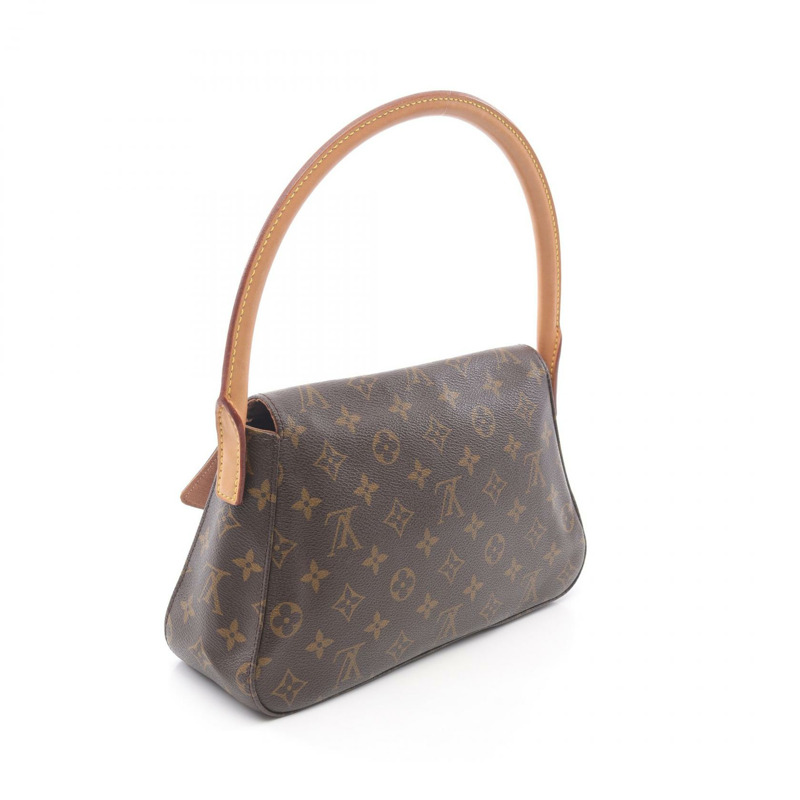 路易威登迷你翻蓋單肩背包 M51147 Monogram 二手 LV 女士棕色-1