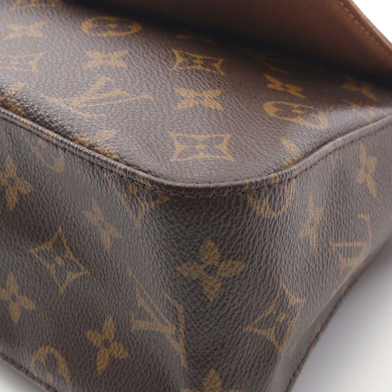 路易威登迷你翻蓋單肩背包 M51147 Monogram 二手 LV 女士棕色-8
