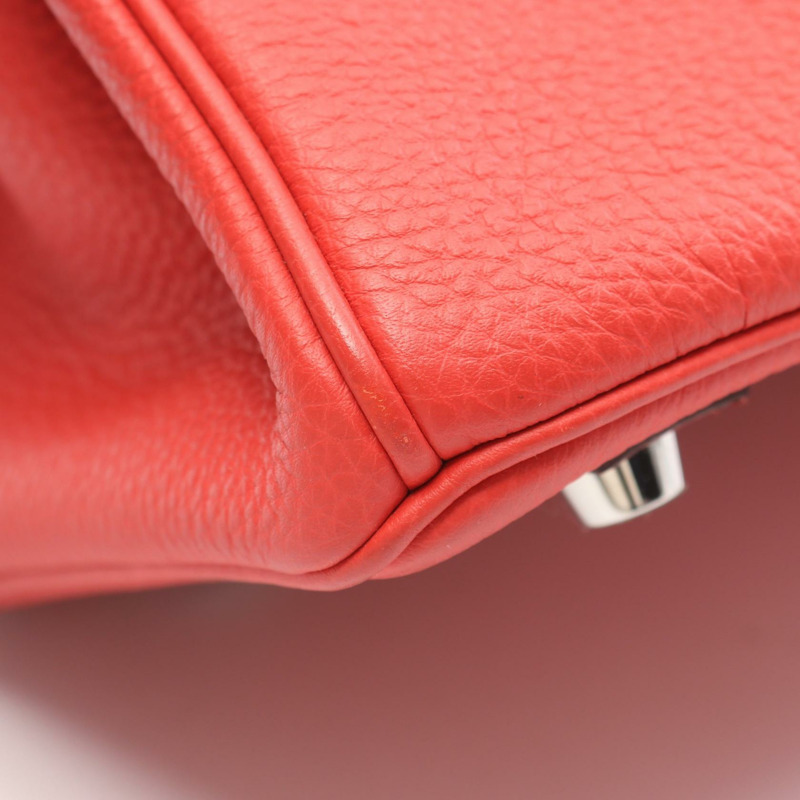 愛馬仕 Birkin 25 手提包,Togo 皮革,Rouge pivoine 紅色,二手,女士,SHW R-6