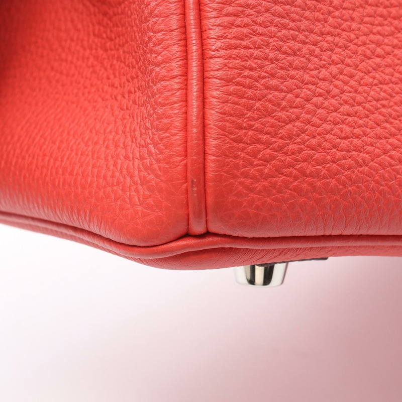 愛馬仕 Birkin 25 手提包,Togo 皮革,Rouge pivoine 紅色,二手,女士,SHW R-8