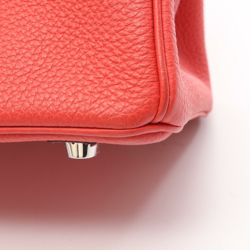 愛馬仕 Birkin 25 手提包,Togo 皮革,Rouge pivoine 紅色,二手,女士,SHW R-9