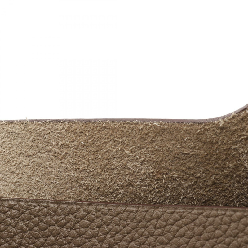 愛馬仕 Picotin Lock MM 手提包，Clemence 皮革，米色/灰褐色，二手-9