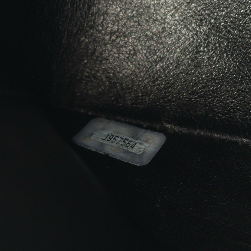 香奈兒 Jumbo Matelasse 30 單翻蓋鏈條肩背包，羊皮材質，黑色，二手-4