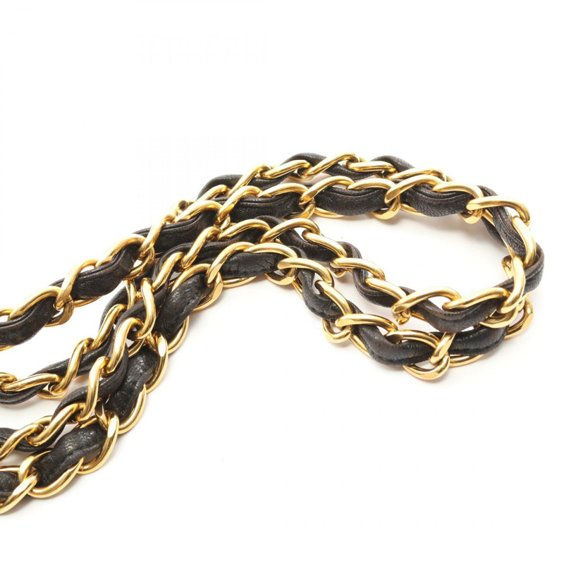 香奈兒 Jumbo Matelasse 30 單翻蓋鏈條肩背包，羊皮材質，黑色，二手-10