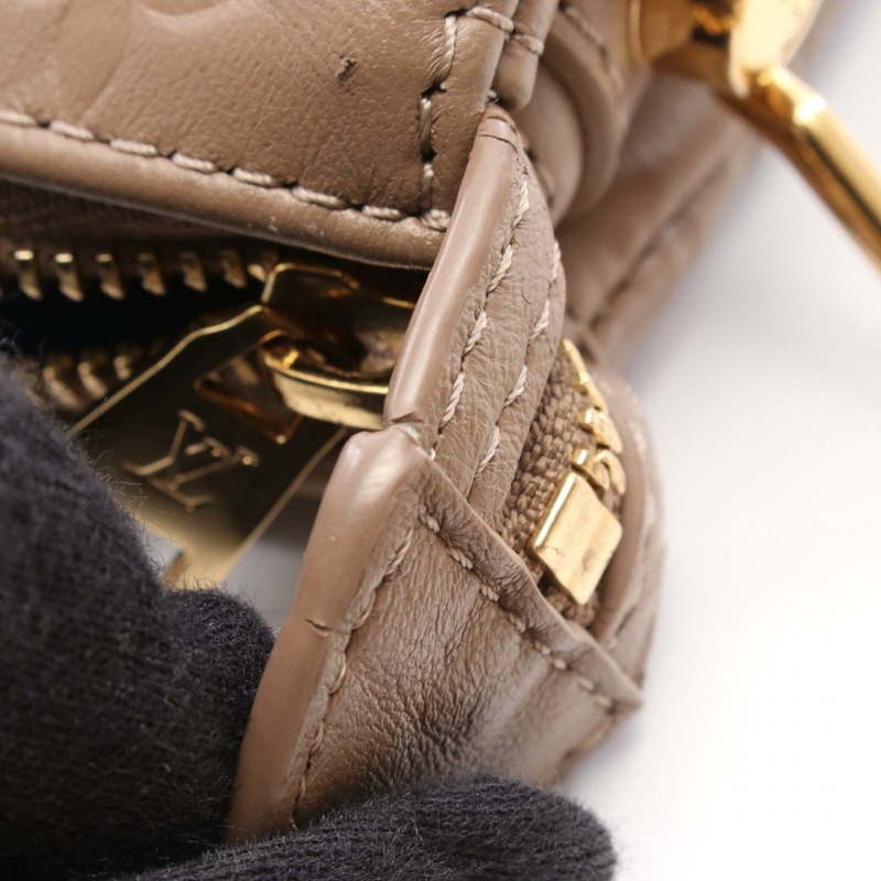 路易威登 Coussin PM 肩背包 M21263 Monogram 皮革 米色 灰褐色 二手-7