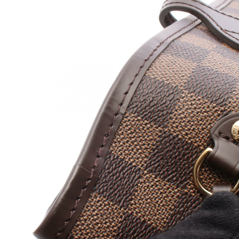 路易威登 Neverfull MM 單肩手提包 N41603 Damier Ebene 粉紅二手女款-4