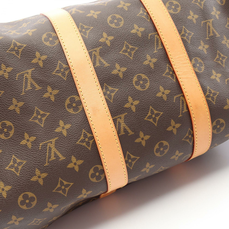 路易威登 Keepall45 手提包 M41428 Monogram 帆布棕色二手男女通用 LV-7