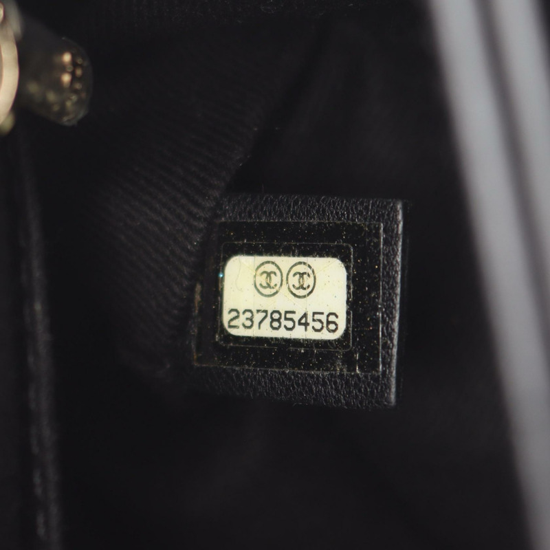 香奈兒 Neo Executive Tote S 單肩手提包 A69929 皮革 白色 黑色 二手 SHW-4