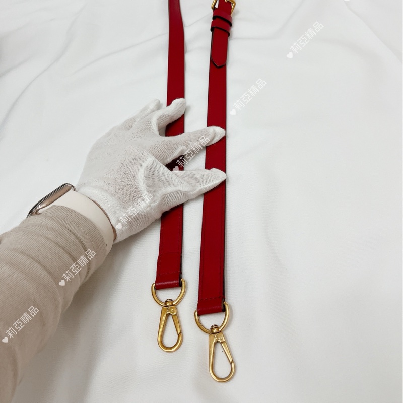 莉亞精品♡LV M44818 Soufflot BB 手提斜背包 紅 二手-19