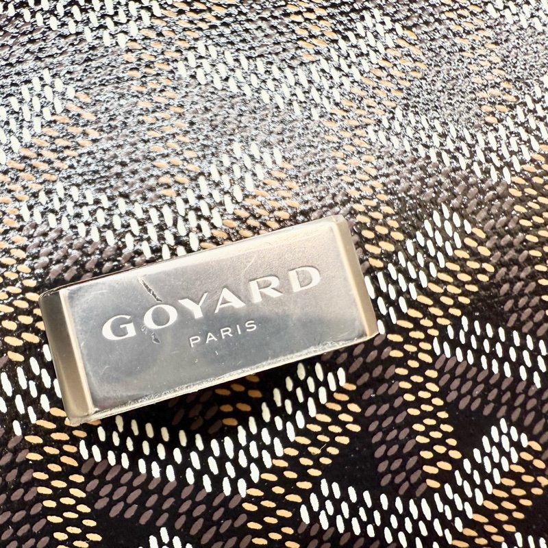 GOYAR棕牛皮拚老花下蓋郵差斜背包 BELVE3MMLTY01CG03P-10