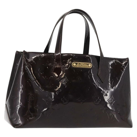 路易威登 Monogram Vernis Wilshire 小號手袋 Amarante M93641 正品 151830
