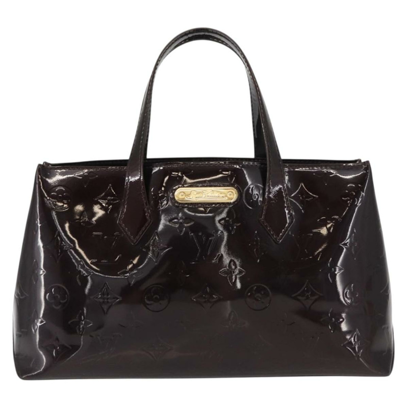 【日本直送】路易威登 Monogram Vernis Wilshire 小號手袋 Amarante M93641 正品 151830-12