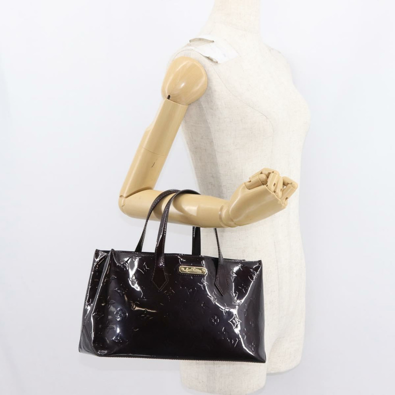 【日本直送】路易威登 Monogram Vernis Wilshire 小號手袋 Amarante M93641 正品 151830-21