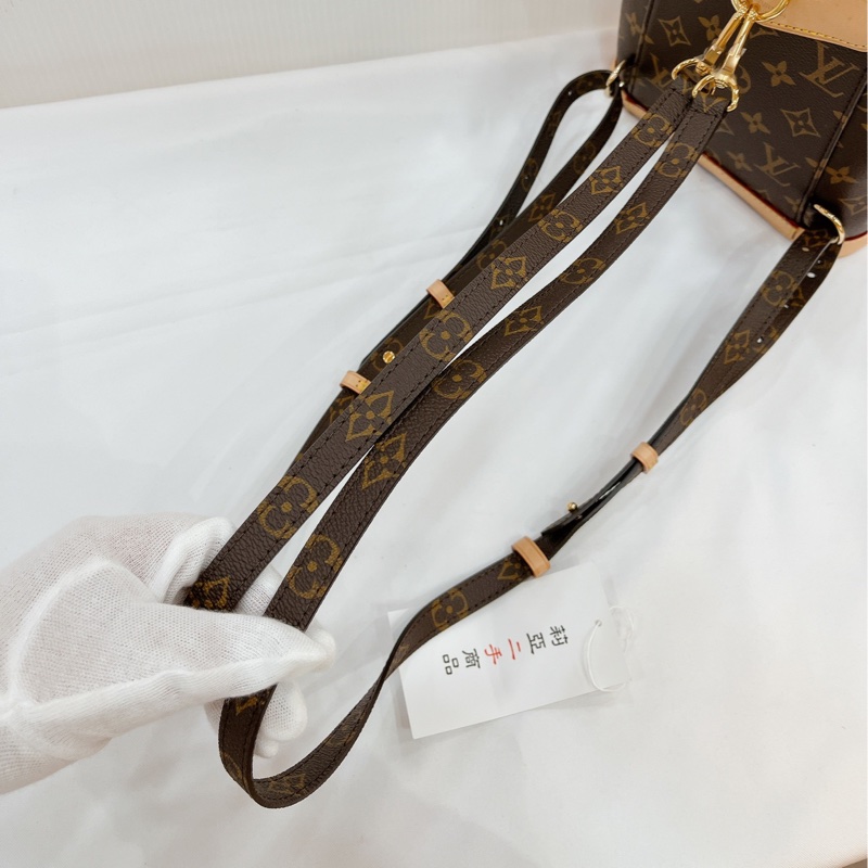 莉亞精品♡LV M11199 老花後背包 二手-18