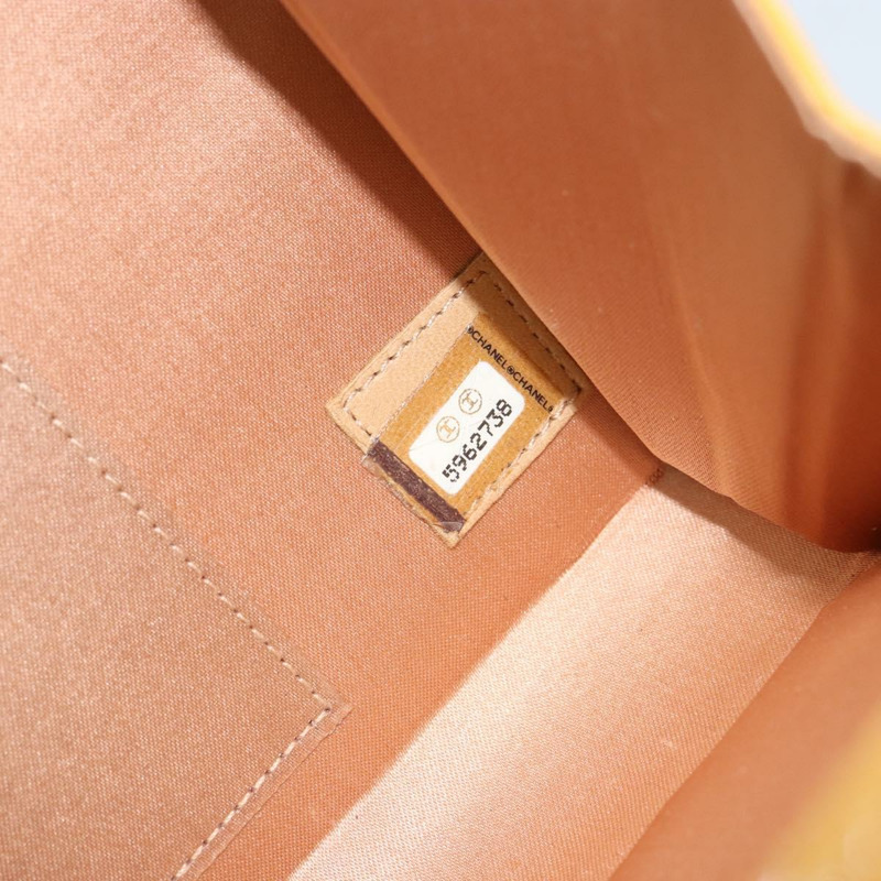 【日本直送】香奈兒 Choco Bar 肩背包 琺瑯黃 CC Auth 152372-11