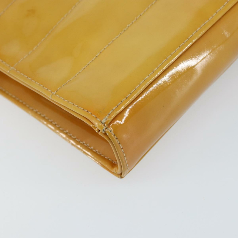 【日本直送】香奈兒 Choco Bar 肩背包 琺瑯黃 CC Auth 152372-15