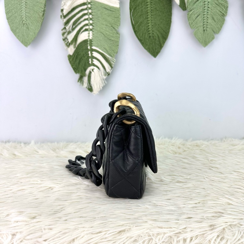 CHANEL 24p Funky Match 黑金荔枝皮 晶片款 2024年-3