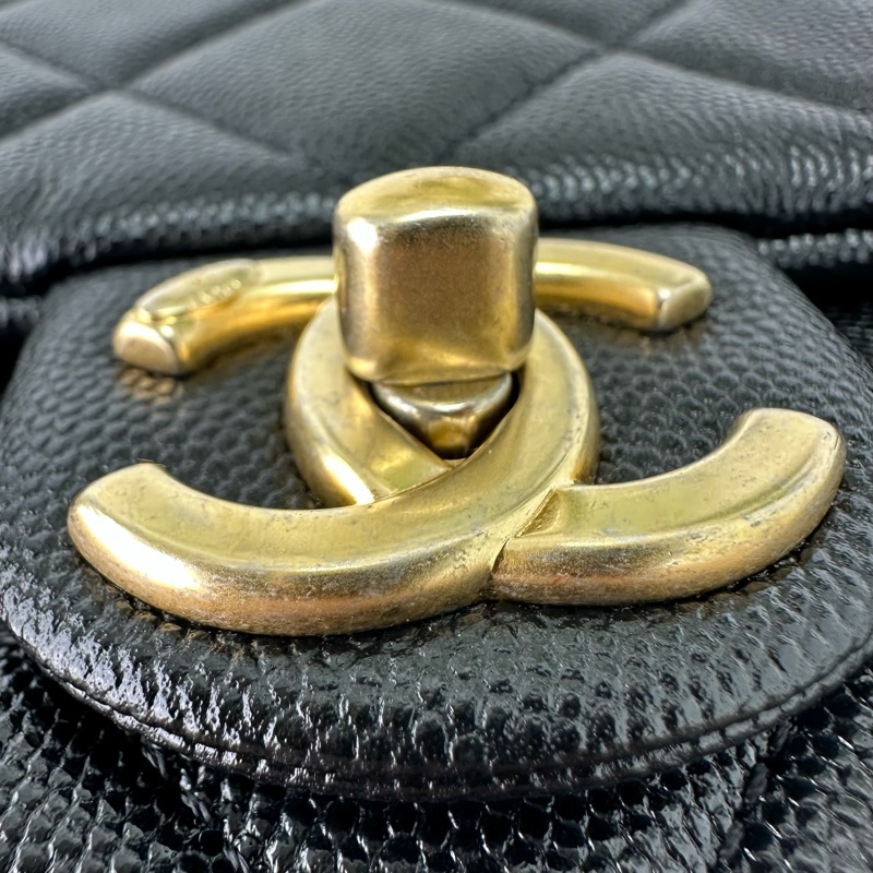 CHANEL 24p Funky Match 黑金荔枝皮 晶片款 2024年-6