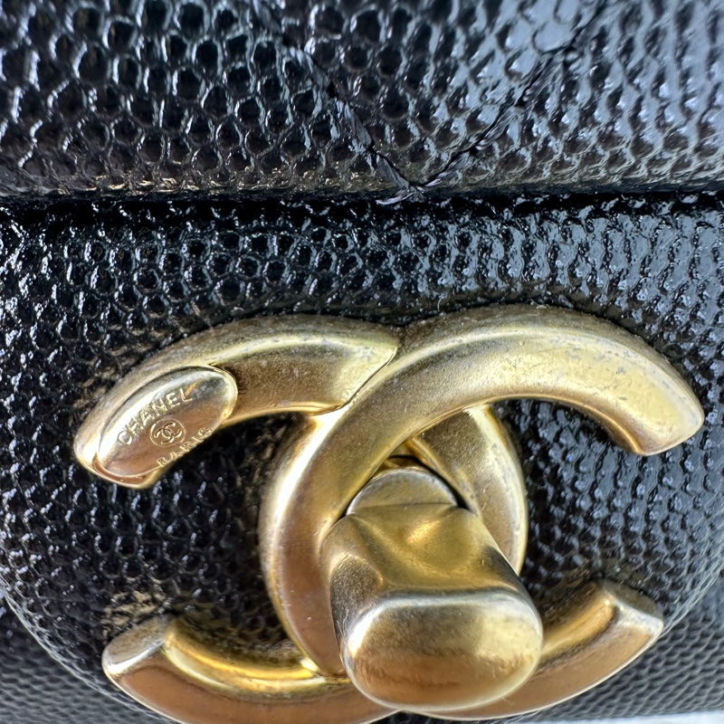 CHANEL 24p Funky Match 黑金荔枝皮 晶片款 2024年-8