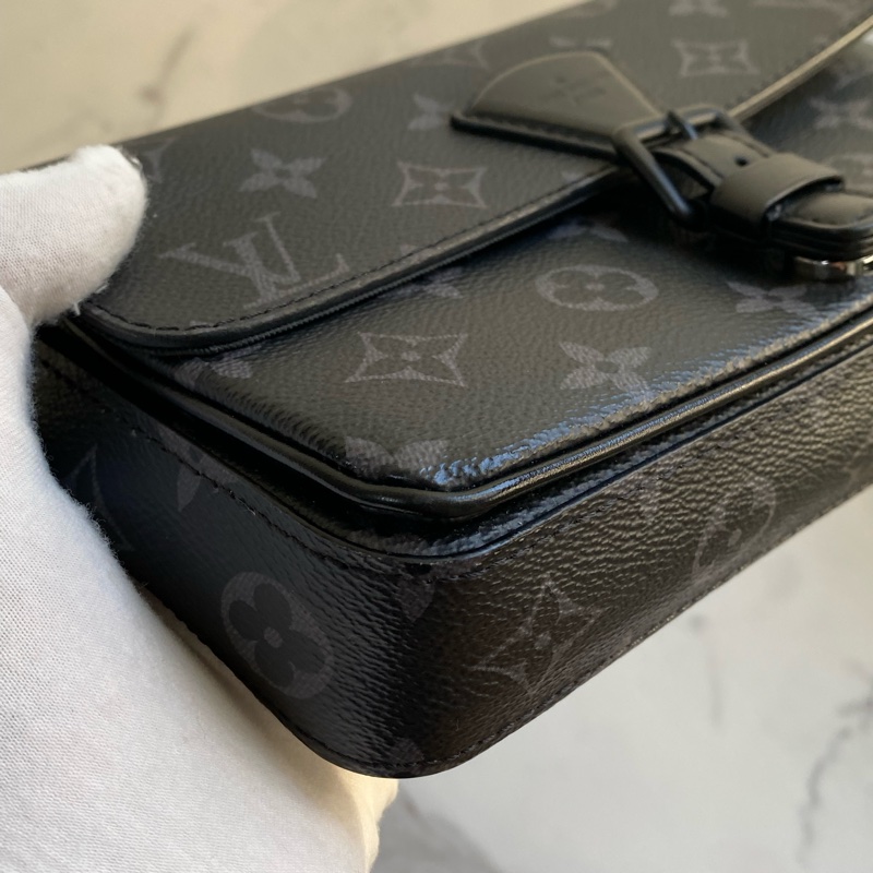 ®️LV Montsouris 黑灰 斜背包M83567-14