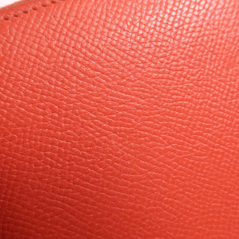 HERMES Clemence皮革Long Wallet銀扣長錢包Rose Jaipur-15