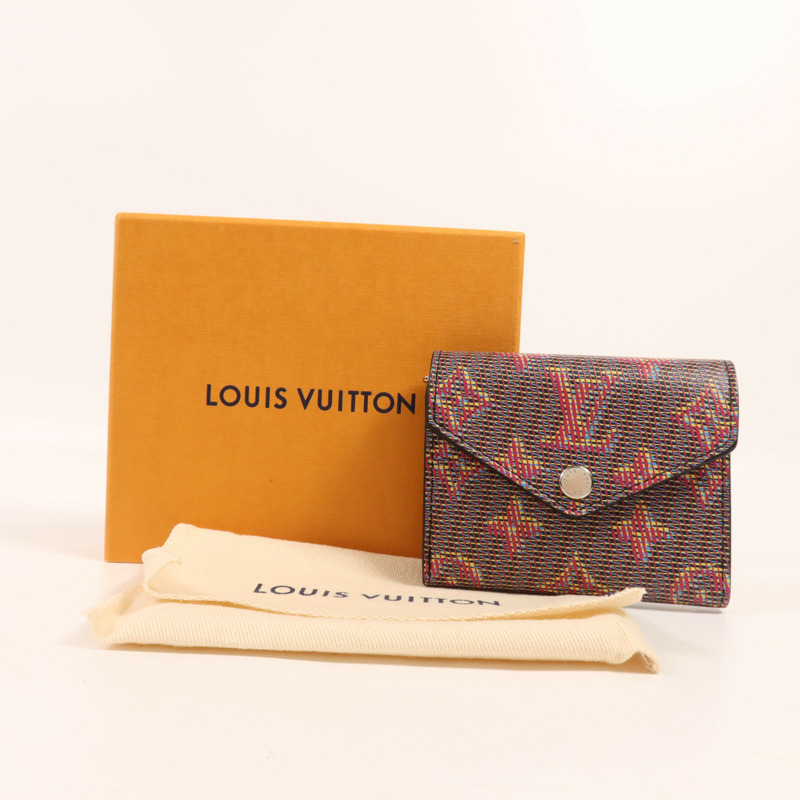 LOUIS VUITTON Monogram Pop Wallet銀扣錢包-11