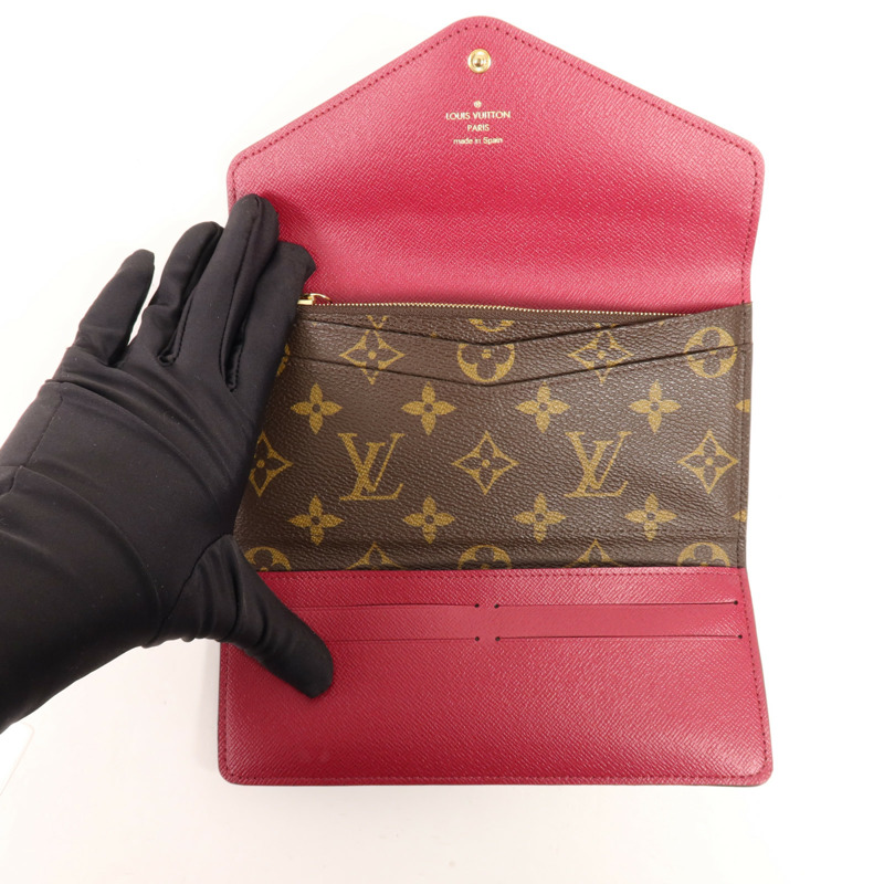 LOUIS VUITTON Monogram Josephine Long Wallet金扣長錢包-4