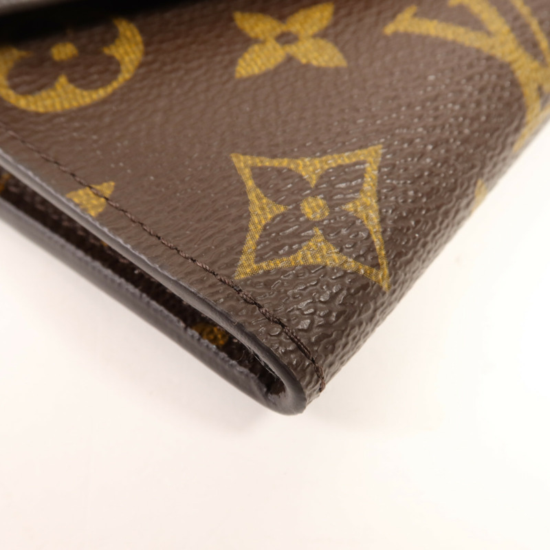 LOUIS VUITTON Monogram Josephine Long Wallet金扣長錢包-8